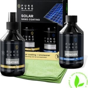 Pure Nano Solar - Protective Nano Coating for Solar Panels (250 ml)